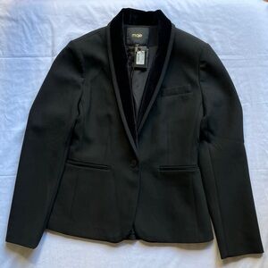 Maje Elegant Black Blazer for Women 40